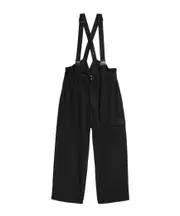 Y-3 Suspender Straight-Leg Pants XXL black