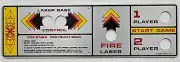SPACE INVADERS ALUMINUM PANEL SCREEN PRINTED THE BEST - PERFECT! EXCLUSIVE