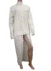 Fenty Puma By Rihanna Womens Jacket With Cape Skirt, Vanilla Ice, XL