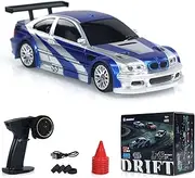 wheelfun 1/43 RC Scale Ready to Go Race Car Remote Control Drift Car 4WD Mini Lights System for Hobby