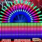 24-120PCS LED Foam Sticks Light Up Wands Rally Flashing Glow Party Rave 16 inch