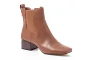 FRANCO SARTO Waxton Leather Boots Women's Size 7 Hazelnut