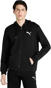 [PUMA] Men's Essential Small Logo Full Zip Fleece Hoodie