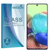 [2 Pack] Samsung Galaxy A71 5G Tempered Glass Crystal Clear Premium 9H HD Screen Protector by MEZON – Case Friendly, Shock Absorption (A71 5G, 9H) – FREE EXPRESS