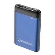 Laser 5000mAh Slim Power Bank: LED, 3-in-1 Charge Cable, Dual USB Ports