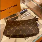 LV POCHETTE M51980 麻將包 零錢包 卡包 LV鏈條包 手拿包