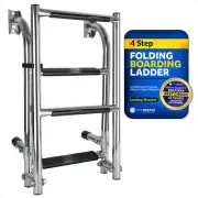 4 Step Boat Ladder, Boat Ladders Folding, Boat Swim Ladder, Boat Boarding Ladder