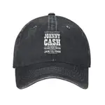 JOHNNY CASH IN PERSON FOLSOM 電影常規批發時尚可調節牛仔帽
