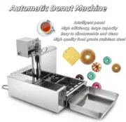 220V Commercial Automatic Donut Making Machine 4 Rows Auto Doughnut Maker