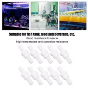 10x Check Valve PE Single Way Aquarium Air Pump Non Return Valve For Chemical 10