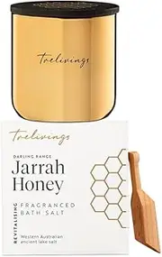 Australian Made Trelivings Jarrah Honey Bath Salts 300g