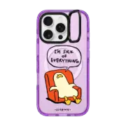 iPhone 16 Pro Impact Ring Stand Case MagSafe Compatible Melting duck