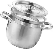 iplusmile Oil Storage Pot Oil Strainer for Grease Metal Strainer Fine Mesh Bacon Fat Container