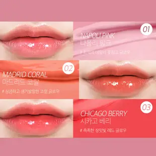 Merbliss City Holic Lip Rouge Glow玻璃珠激光亮澤唇膏#01NAPOLI PINK粉紅