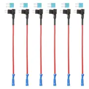 Fuse Tap 24V 12V Car Add A Circuit Fuse Tap with 15A M2 Fuses, 6pcs