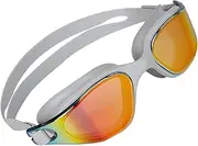 Large View Goggles - Silicone Waterproof Electroplated Goggles | Anti-Fog Large Frame Goggles For Water Sports HD Waterproof Swim Eyewear