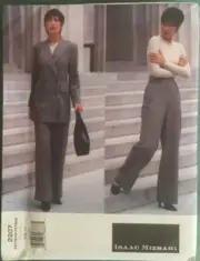 VOGUE 2207 Pattern ~ISAAC MIZRAHI ~8-10~Dbl Breasted Jkt & Lined Pants