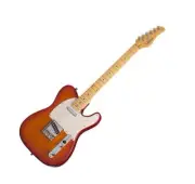 Schecter PT-Standard Aged Cherry Burst Swamp Ash Flat Top Telecaster Tele