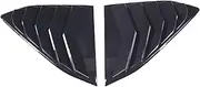 Car Rear Window Triangle Shutter Compatible For Chevrolet Corvette C8 Stringray Z51 Z06 2020-23 Deflector Decoration Car Accessories(Black)