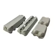 50 X Egg Cartons For 12 Eggs Full Dozen New Carton Grey / Brown