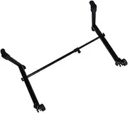 Milisten Electronic Keyboard Stand Extension Adjustable Height Elevation Rack for Electronic Piano Durable Double Tube Design Stable Support for Live Performances and Travel
