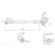 Protex Brake Hose - H3176