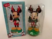 Kurt Adler Disney Christmas Mikey Mouse With Tree & Reindeer Antlers Nutcracker