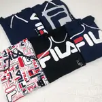 FILA 連帽 多款 情侶款 套裝 T恤 帽T 長袖 大LOGO 運動潮流 復古 潮人必備 帽TEE