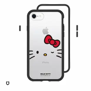 【RHINOSHIELD 犀牛盾】iPhone SE第3代/SE第2代/8/7 Mod NX邊框背蓋手機殼/啾咪 套組(Hello Kitty手機殼)