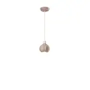 Afoxe Small Ceramic Pendant, Sand Grey