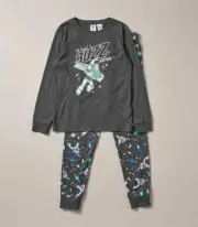Kids Unisex Family Matching Disney Glow-In-The-Dark Buzz Lightyear Cotton Pyjama