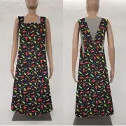 Hot Peppers Cross Back Apron
