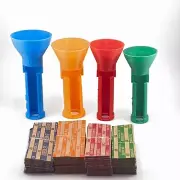Made In USA Coin Counters & Coin Sorters Tubes Set of 4 +200 Assorted Wrappers