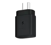 Original Samsung 25W Super Fast Charger with Type C Charging Cable - Black