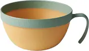 Unbreakable Soup Cup, Dish, Approx. 4.7 x 5.9 inches (12 x 15 cm), Approx. 16.2 fl oz (460 ml), Dishwasher Safe, Microwave Safe, Musubi Natural, Green, Made in Japan