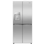 Hisense 483L PureFlat Slim French Door Fridge, Stainless Steel HRCD483TSW