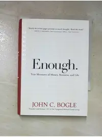 在飛比找蝦皮購物優惠-Enough.: True Measures of Mone