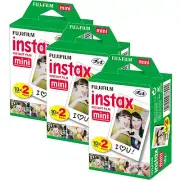 NEW Fujifilm Instax Mini Instant Film-60 SHEETS For Fuji Mini 8 9 11 12 Camera