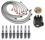 ACDelco Ignition Kit Distributor Rotor Cap Wire Spark Plugs For Chevy GMC 5.0 V8