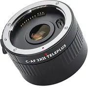 SaZaK 2X Magnification Teleconverter, 2XII Magnification Teleconverter Extender Auto Focus Mount Lens for Canon EOS EF Lens for Canon EF Lens 5D II 7D 1200D 760D 750D DSLR Camera