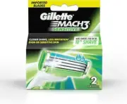 Gillette Mach3 Sensitive For Smooth & Clean Shave 2 Cartridges
