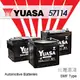 『加倍伏Voltplus』 YUASA 台灣湯淺〈57114 72AH〉JAGUAR VOLVO 電瓶適用-台北市汽車電瓶電池