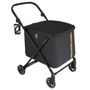 MAX Shopping Caddy, Personal Shopping Trolley, Foldable Shopping Trolley on 4...