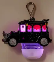 Bath & Body Works Light Up Sound-making Hearse Pocket*Bac Holder Key Chain FOB