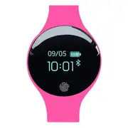 Bluetooth Smart Watch Wrist Waterproof Phone Mate For Android Samsung Ios Iphone Rose Red