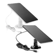 Ozoffer Solar Panel for Outdoor Camera Security Cam Micro USB Battery Charger 10W Output