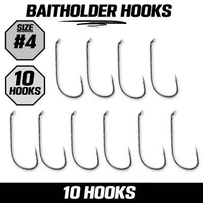 Kamikaze BAITHOLDER Hook #4 10 Pack