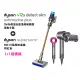 【dyson 戴森】V12s 乾溼全能洗地吸塵器(普魯士藍) + HD15 吹風機 溫控 負離子(桃紅色)(超值組)