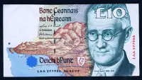 在飛比找Yahoo!奇摩拍賣優惠-愛爾蘭中央銀行 1997年版 10鎊（作家 喬伊斯） 8成以