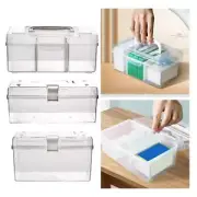 Medication Box Portable Medication Storage Organizer for Camping Desktop Office